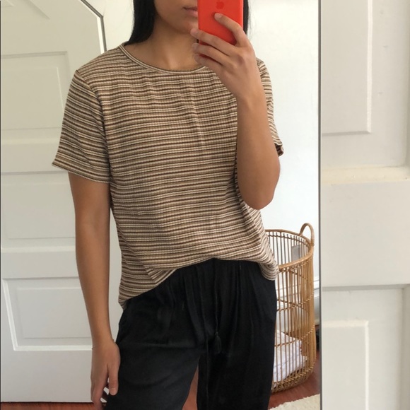 SOLD 3 for $18* Vintage 90’s Striped Tee - Picture 3 of 6